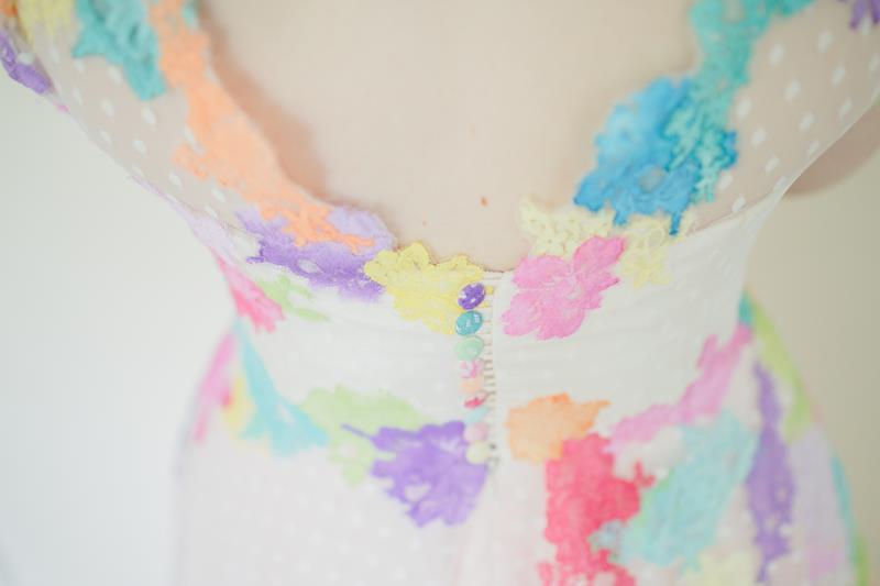 the-couture-company-alternative-bespoke-wedding-dresses-dress-bright-colours-lace-polka-dot-spot-coloured-quirky-photo-camera-hannah (5)