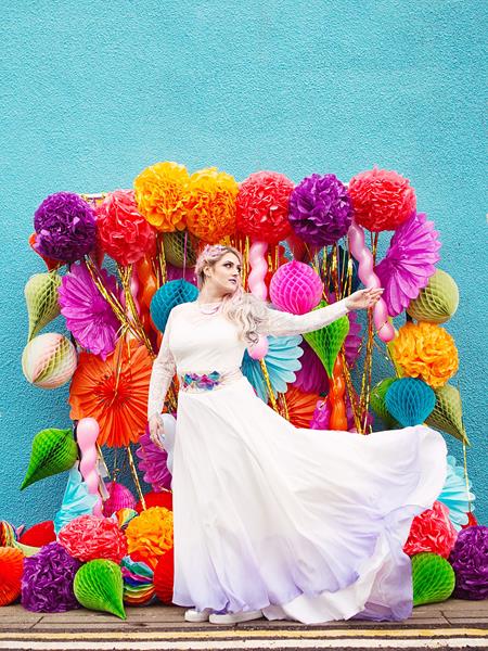 bright coloured bridesmaid dresses