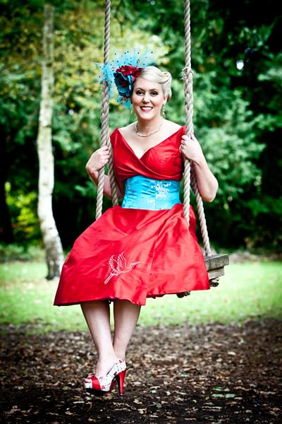 The-couture-company-alternative-bespoke-custom-made-wedding-quirky-dresses-rockabilly-1950s-tea-length-swing-vintage-crane–embroidered-dress-bride-obi-red-heart-short (16)
