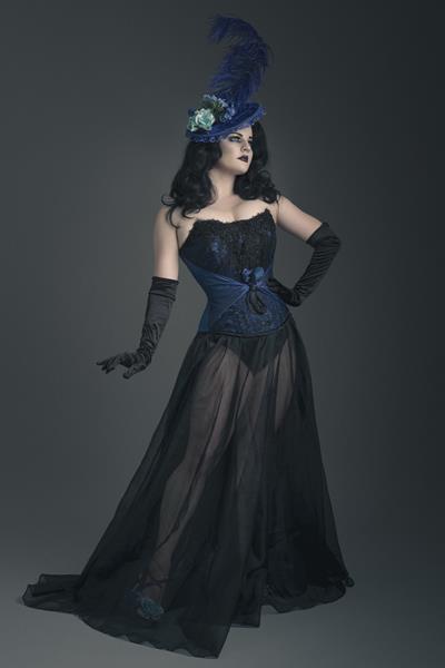 The-couture-company-alternative-bespoke-wedding-dresses-and-corset-black-white-blue-unusual-quirky-custom-made-gothic-fairytale (6)