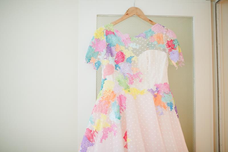 the-couture-company-alternative-bespoke-wedding-dresses-dress-bright-colours-lace-polka-dot-spot-coloured-quirky-photo-camera-hannah (2)