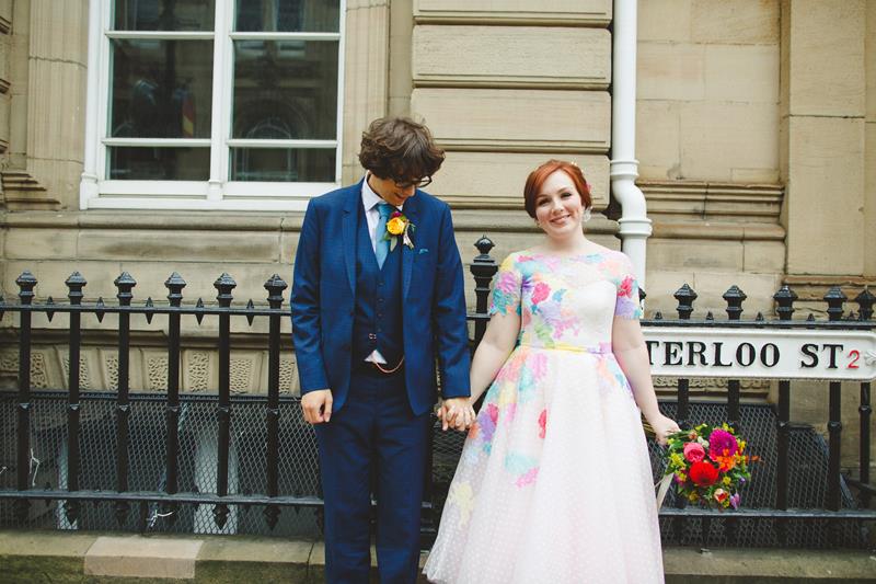 the-couture-company-alternative-bespoke-wedding-dresses-dress-bright-colours-lace-polka-dot-spot-coloured-quirky-photo-camera-hannah (24)
