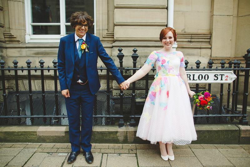 the-couture-company-alternative-bespoke-wedding-dresses-dress-bright-colours-lace-polka-dot-spot-coloured-quirky-photo-camera-hannah (25)