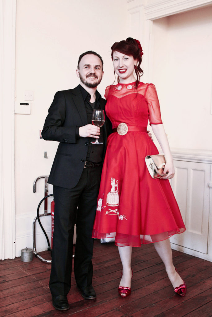 the-couture-company-alternative-wedding-bespoke-dress-miss-foodwise-pride-and-pudding-red-gown (2)