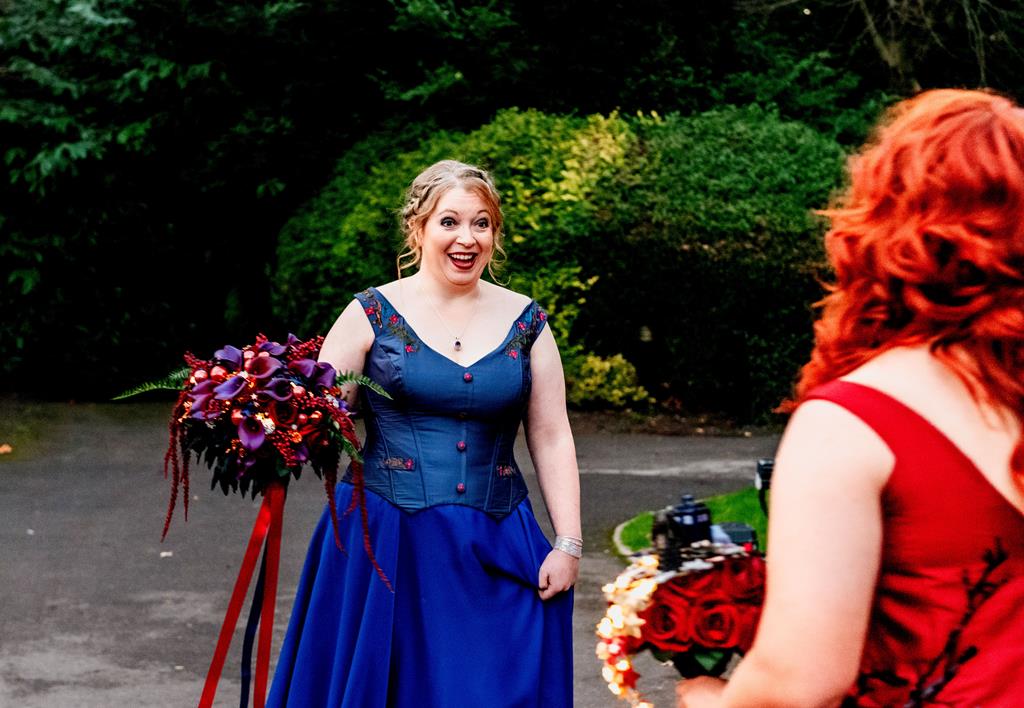 Melanie and Helen - Red-blue-dress-bespoke-alternative-Wedding_lisa-carpenter-photography0002 (48)