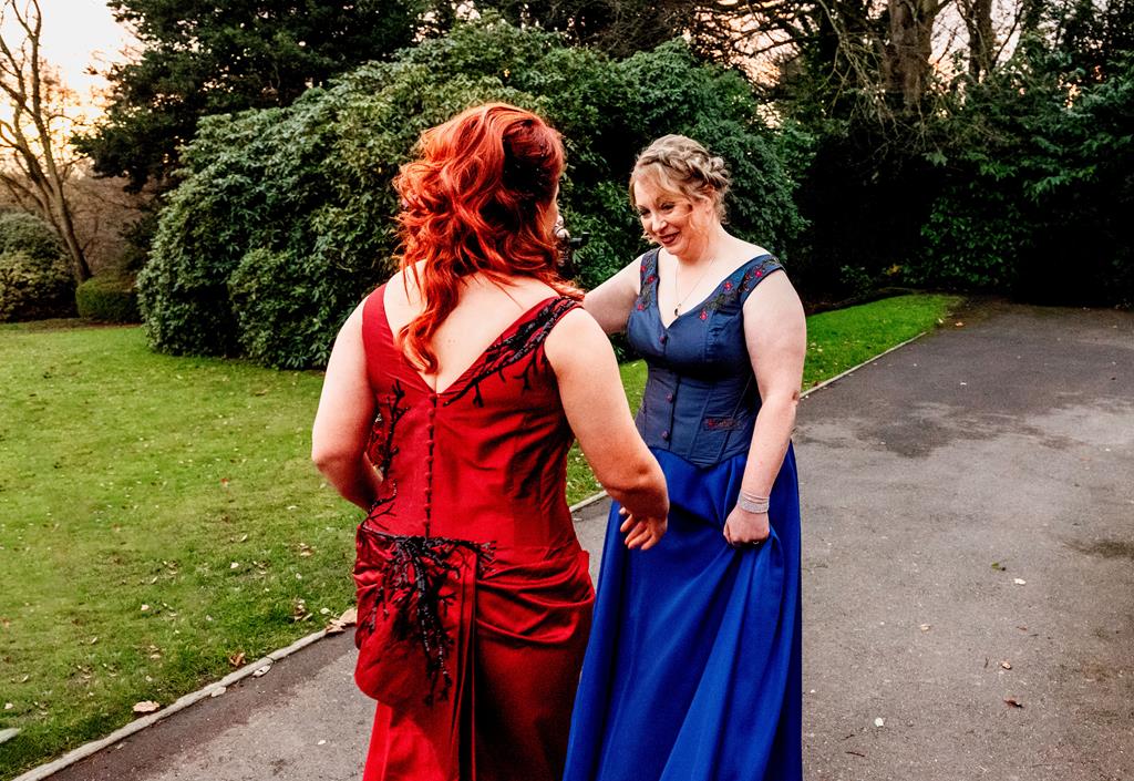 Melanie and Helen - Red-blue-dress-bespoke-alternative-Wedding_lisa-carpenter-photography0002 (50)